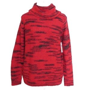 🗣LAST CHANCE🗣 NWT Size M Kensie Red and Black Sweater